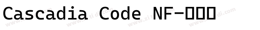 Cascadia Code NF字体转换